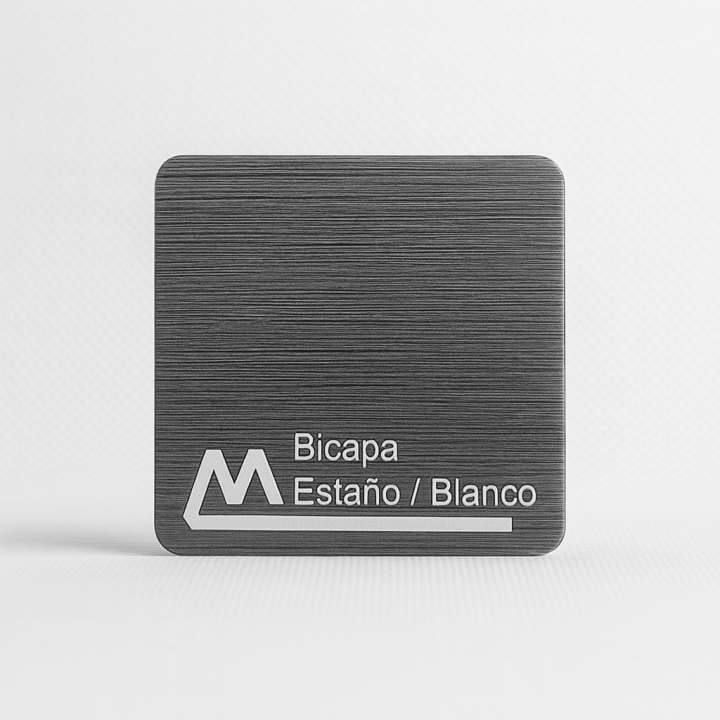 Laminado Bicapa Estaño / Blanco