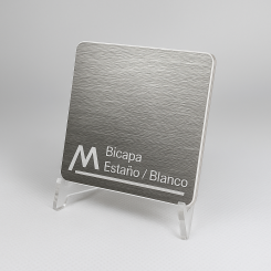 Laminado Bicapa Estaño / Blanco