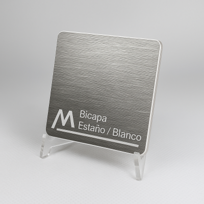 Laminado Bicapa Estaño / Blanco