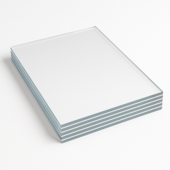 Metacrilato transparente A4 210x297 mm para rotular