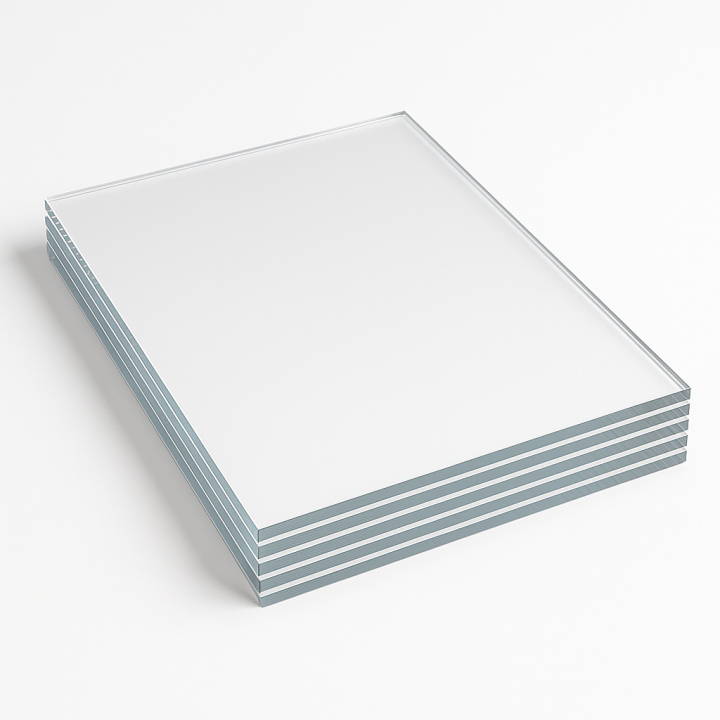 Metacrilato transparente A4 210x297 mm para rotular