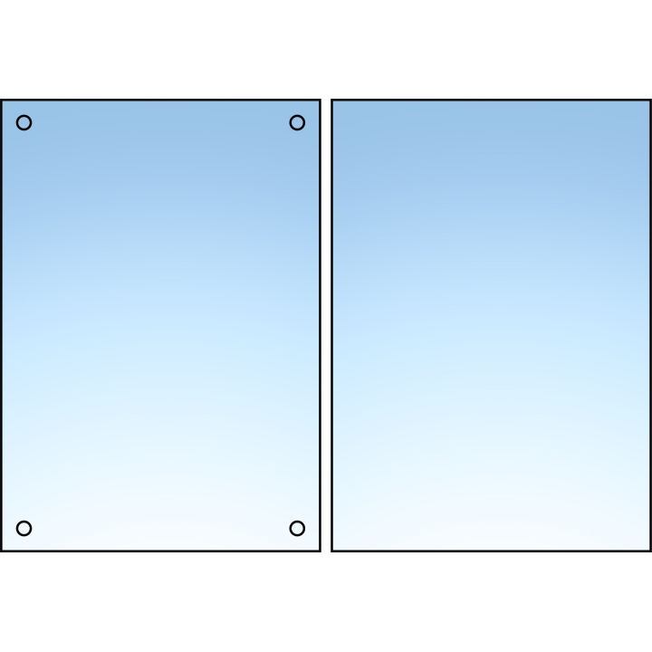 Metacrilato transparente A4 210x297 mm para rotular - Macoglass
