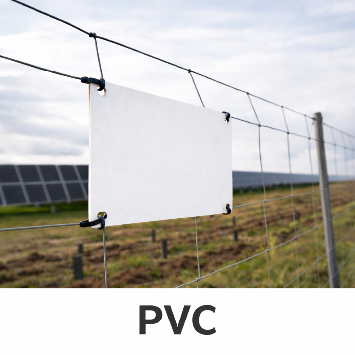 Placas de PVC anticolisión para aves