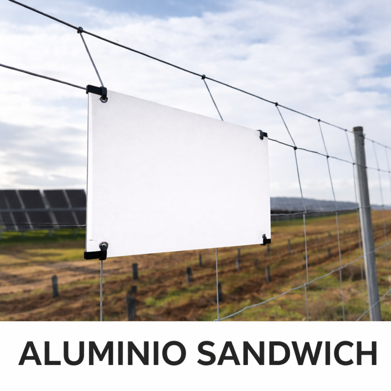 Placas anticolisión de aluminio para aves