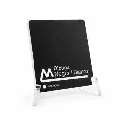 Laminados Bicapa de Colores negro / blanco