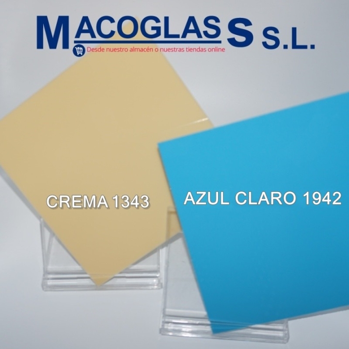Placas de metacrilato de color transparentes de 3mm de espesor