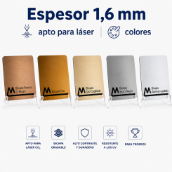 Laminados Bicapa Efecto Metal