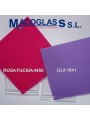 Placas de metacrilato de color transparentes de 3mm de espesor
