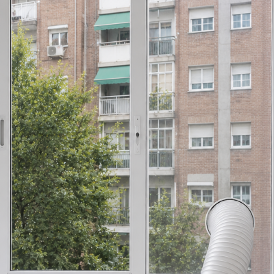 Placa para sellado de ventana de aire acondicionado portátil