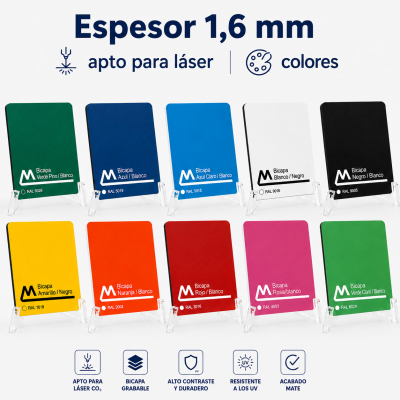 Laminados Bicapa de Colores