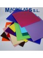 Placas de metacrilato de color transparentes de 3mm de espesor
