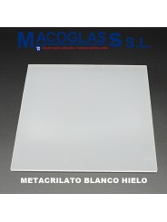 Placas de metacrilatocolor blanco hielo - Macoglass