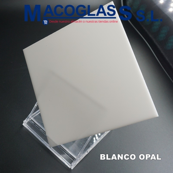 Metacrilato blanco opal  - Placas de metacrilato