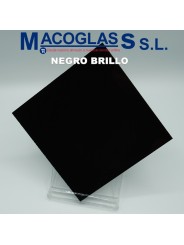 Metacrilato Negro Brillo