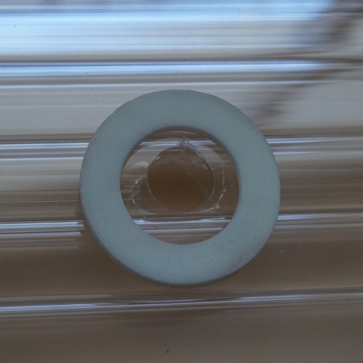 Tapón estanco para tornillo. 50 mm Ø.