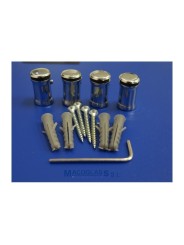 Embellecedor cromado 4 unidades mini