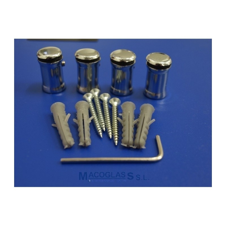 Embellecedor cromado 4 unidades mini