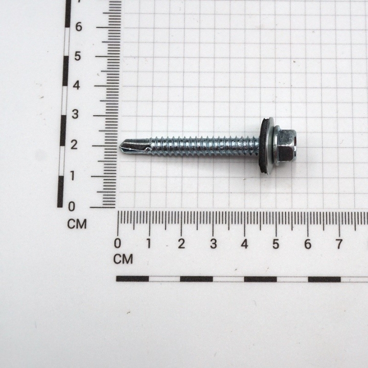 TORNILLO AUTOTALADRANTE CON ARANDELA. 6,3X50 MM. 50 UD