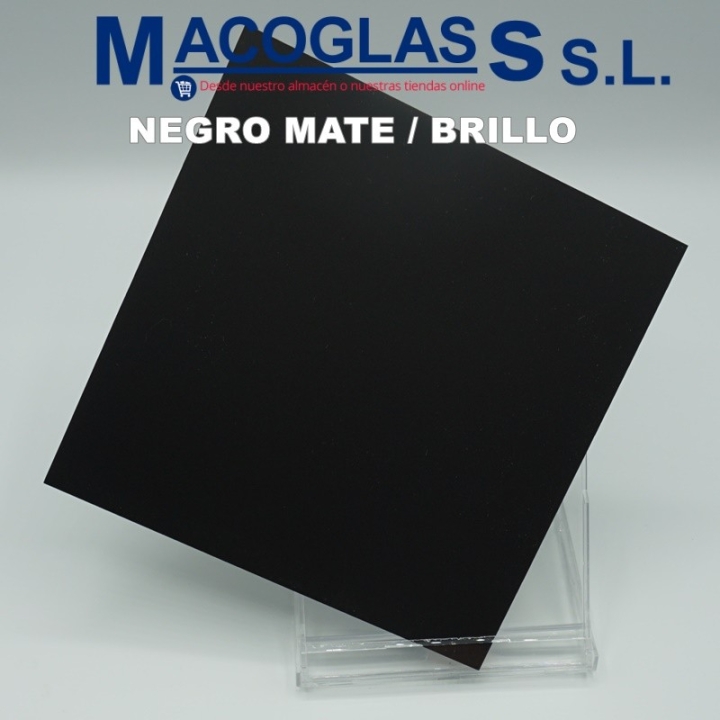 Metacrilato Negro Mate/Mate