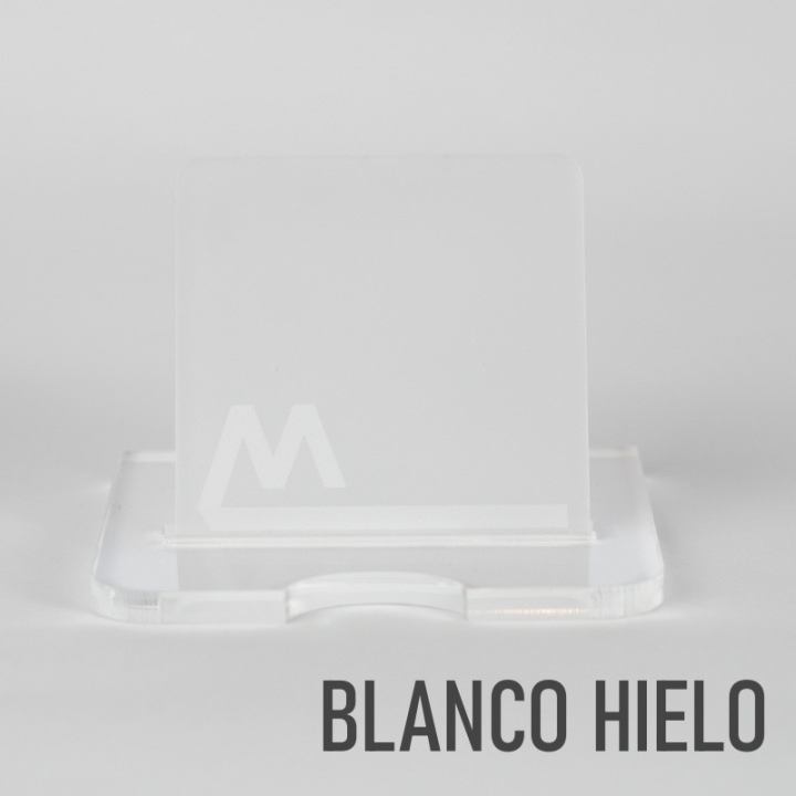 Placas de metacrilatocolor blanco hielo - Macoglass