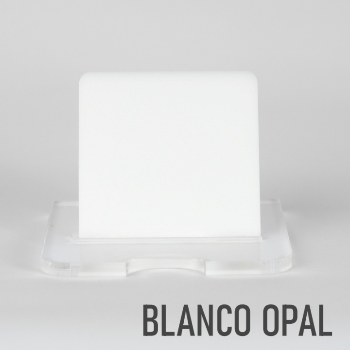 Metacrilato blanco opal  - Placas de metacrilato