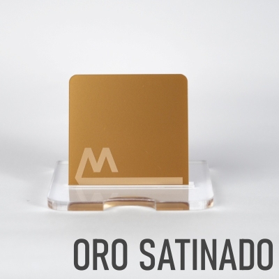 Metacrilato oro satinado