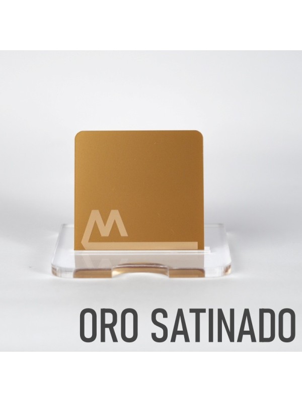 Metacrilato oro satinado