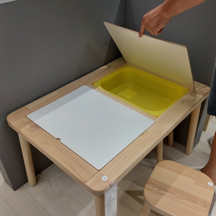Placa de metacrilato para mesa LACK cuadrada de Ikea - Crea tu propia mesa de luz