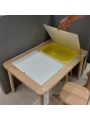 Placa de metacrilato para mesa LACK cuadrada de Ikea - Crea tu propia mesa de luz