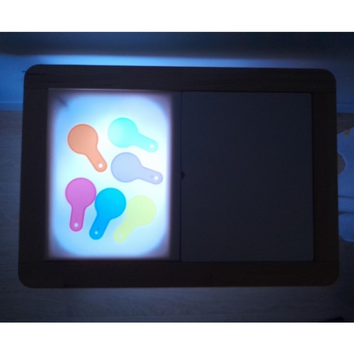 Placa de metacrilato para mesa LACK cuadrada de Ikea - Crea tu propia mesa de luz