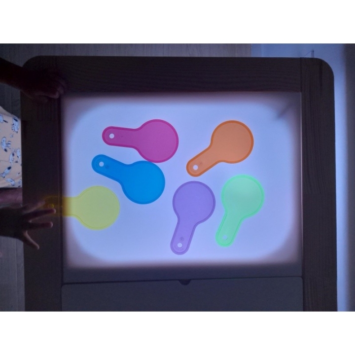 Placa de metacrilato para mesa LACK cuadrada de Ikea - Crea tu propia mesa de luz