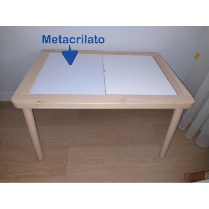 Placa de metacrilato para mesa LACK cuadrada de Ikea - Crea tu propia mesa de luz