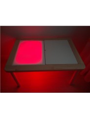 Placa de metacrilato para mesa LACK cuadrada de Ikea - Crea tu propia mesa de luz
