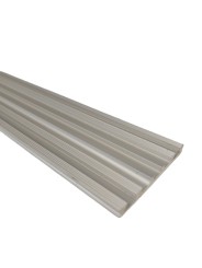 Perfil aluminio anodizado 60 mm.