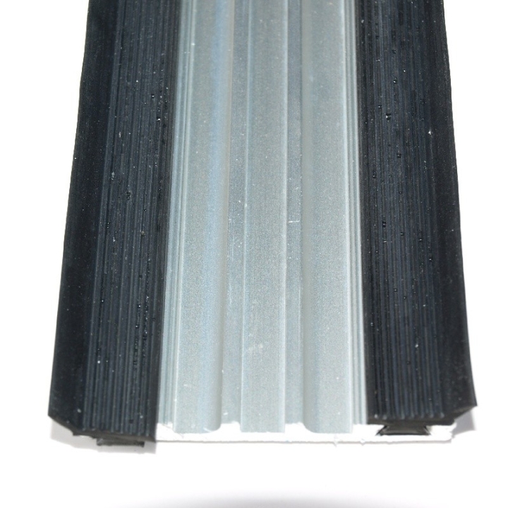 Perfil aluminio anodizado 60 mm.