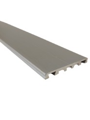 Perfil aluminio anodizado 60 mm.