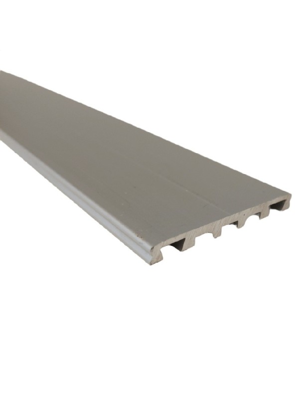 Perfil aluminio anodizado 60 mm.