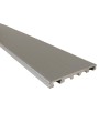 Perfil aluminio anodizado 60 mm.
