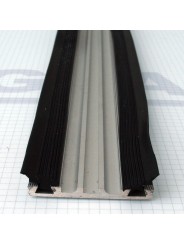 Perfil aluminio anodizado 60 mm.