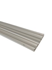 Perfil aluminio anodizado 60 mm.