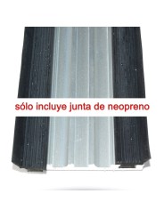 Junta trapecio neopreno rolllos de 50 m.
