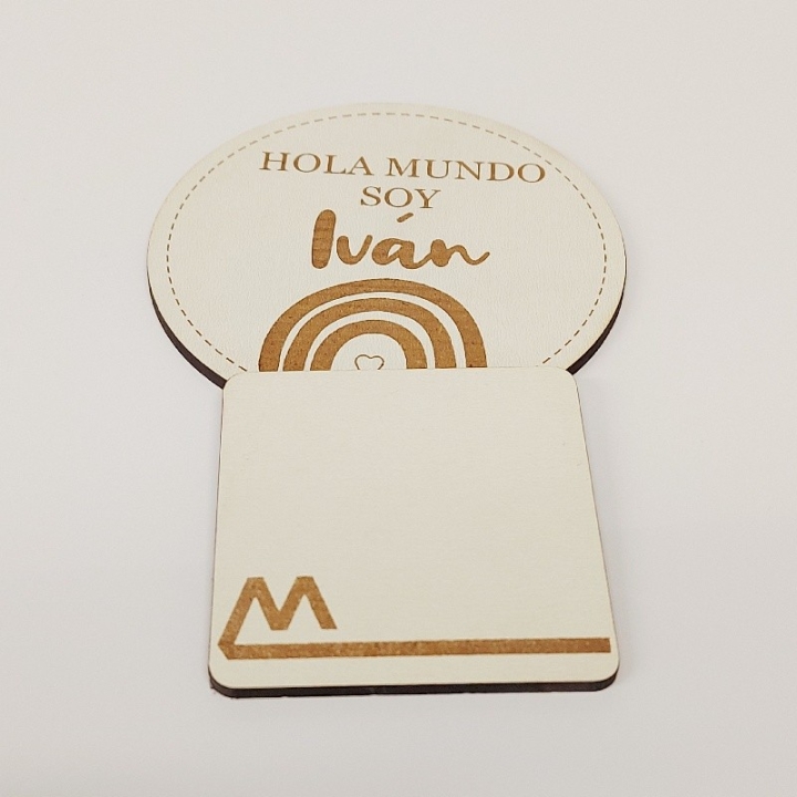 Contrachapado DM 1 cara blanca