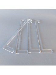 Kit de metacrilato para baldas de vitrina Detolf - Mallas y Plásticos by Macoglass