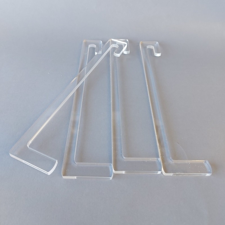 Kit de metacrilato para baldas de vitrina Detolf - Mallas y Plásticos by Macoglass