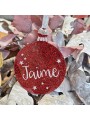 METACRILATO GLITTER ROJO  3 MM