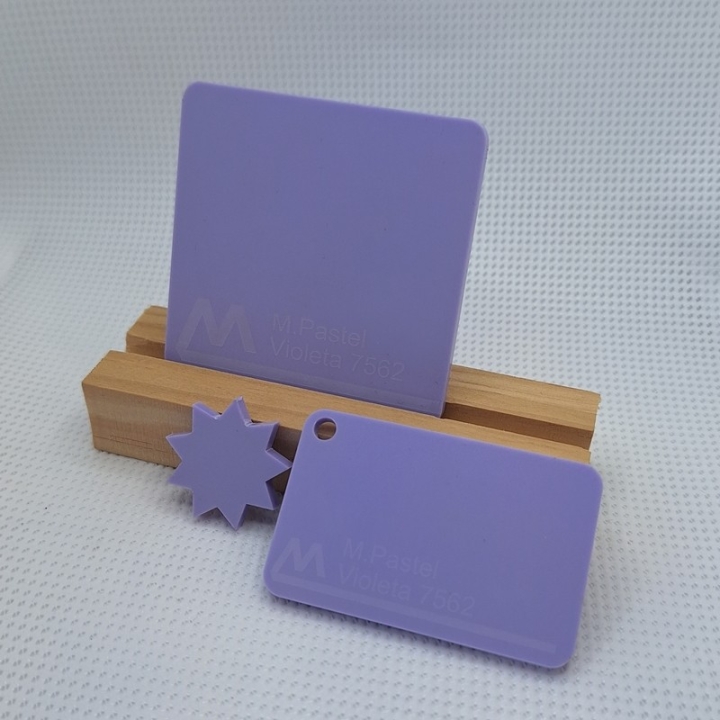 Metacrilato colores pastel 3 mm.